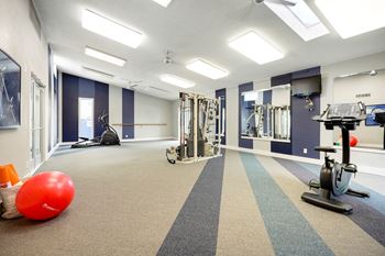 Hudson at highline apartments in denver, colorado fitness center